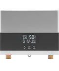 On Demand Tankless Electric Water Heater 4000W 110V Instant Hot Water System front display with control panel and sleek design.