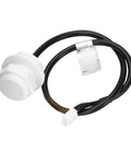 Float Switch Flowmeter With NPN Output For Liquid Level Sensing And Monitoring, Photoelectric Water Level Detector, V and NPN output compatible, black cable white sensor