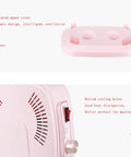 Ventilated upper cover and cooling holes of Five Layer Electric Food Dehydrator With Adjustable Shelves For Home Fruit Vegetable And Meat Jerky Drying Countertop Appliance.
