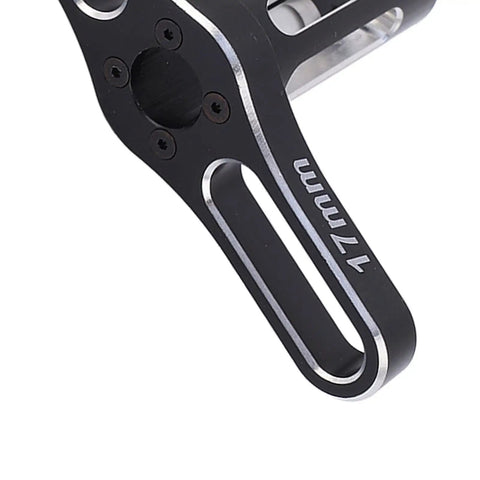 17mm Hex Nut Sleeve Wrench T Handle Aluminum Tool for 1/10 and 1/8 RC Cars Durable Corrosion Resistant Wheel Nut Removal Tool