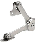 2 Pack Heavy Duty Toy Box Hinges With Soft Close Lid Support Beefed Up 50 Lb Capacity in silver metal