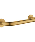 Essentials 12-Inch Grab Bar Brushed Gold For Bathroom And Shower With Concealed Mounting No-Fuss Easy Install Durable Metal Build Slip-Resistant Safety Rail For Solid Support