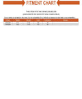 Fitment chart for Premium Heavy Duty Front Engine Mount Kit Built Tough For 2005 To 2008 Ford F150 4.6L 5.4L Engine V8.