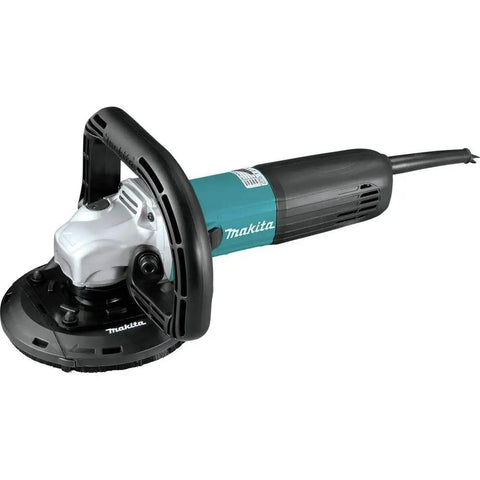 Compact Concrete Planer With Dust Extraction Shroud And Diamond Cup Wheel, 12 Amp Motor Delivers 4,000 To 9,000 RPM, SJS II Vibration Reduction, Ideal For Clean Surfacing On Concrete Jobsites