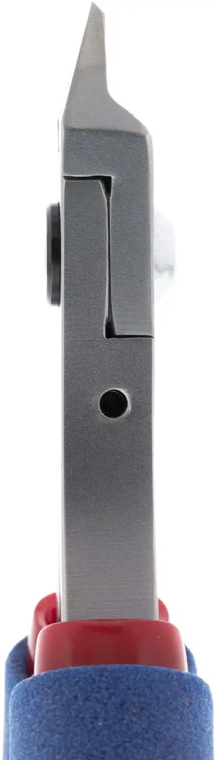 Cutters With Taper Head Relieved Flush Edges And Standard Handle Made In Usa From High Grade Alloy Steel Hardened To HRC 63 With Bearing Ring Lap Joint Design For Precision 16 Gauge And Finer Sheet Metal Work