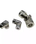 Metal Cardan Joint Gimbal Coupling Shaft For Motor Connector Universal Joint Model Part Fits 2.3-3mm Hole Size, showing three sizes.