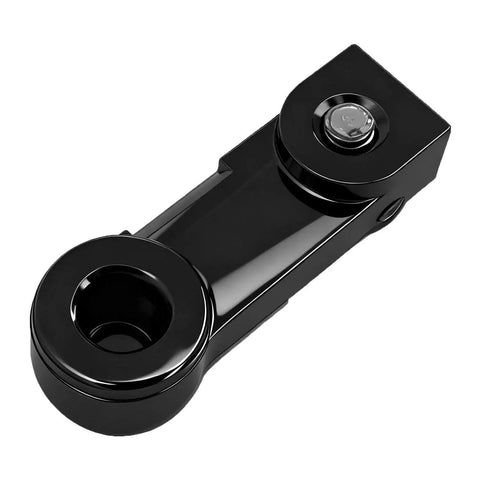 Black Automatic Transmission Shift Cable Connector Base 09G321397A Gearbox Shift Cable Adapter in close-up view.