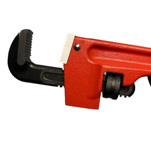 10 Inch Pipe And Valve Wrench For Heavy Duty Plumbing Industrial Grade Tool Built Tough With A Power Packed Torque Jaw Reaches Tight Spots