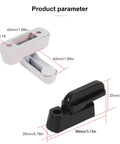 Product dimensions of Heavy Duty Aluminum Window And Door Sash Lever Handle For Easy Install Replacement Lock And Home Security Upgrade Hardware