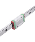 Precision MGN12 Linear Guide Rail Set With Matching Slide Carriage For CNC Machines And 3D Printers Built Tough From Hardened Steel close-up view