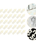 Tough-As-Nails Plastic Shutter Repair Pins and Blind Bolts 50 Pack for Window Blinds. Durable beige plastic repair pins for shutters.