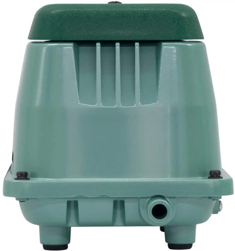 Front view of HP-80 Pond Aerator And Linear Air Pump For Ponds Up To Half Acre Quiet Outdoor UL Rated Energy Efficient Oil Free