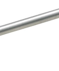 Brushed Chrome Cabinet Pull 4 Inch Center To Center Contemporary Drawer Handle visible on white background.
