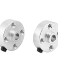 Heavy Duty Aluminum Axle Hub Replacement Kit With Set Screws For Tetrixrobotics Robots 4.7mm D Shaft Axles Durable Metal Construction