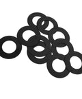 Top Shelf 40mm Bucket Pin Shim Kit For Mini Excavator Tightening Loose Joints Polymer Bushings, black ring shims