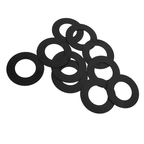 Top Shelf 40mm Bucket Pin Shim Kit For Mini Excavator Tightening Loose Joints Polymer Bushings, black ring shims
