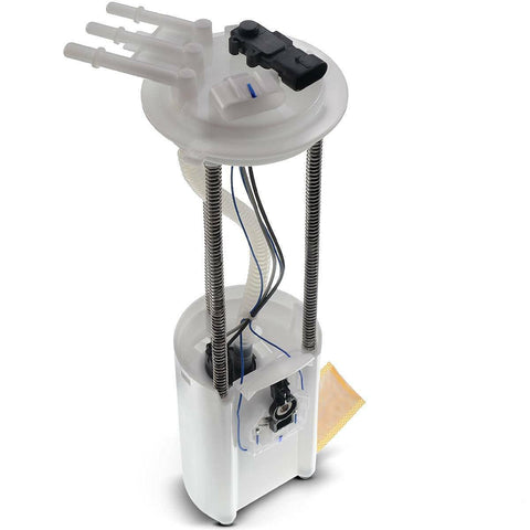 Chevy Silverado And GMC Sierra Fuel Pump Assembly With Pressure Sensor Sending Unit For 1999 Through 2004 4.3L 4.8L 5.3L 6.0L 8.1L V6 And V8 Engines Electric Fuel Pump Replacement, white cylindrical assembly with sensor and wires