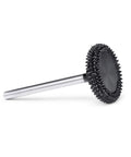Extreme Spikes rotor saw burr by Amazon with 1/8 in steel shaft; circular disk with brazed tungsten teeth.