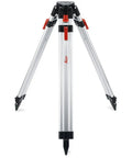 TRI200 Surveyor Tripod For DISTO And LINO Gear, Built Tough For Rugged Terrain, Stable Setup On Uneven Ground, shown from front view
