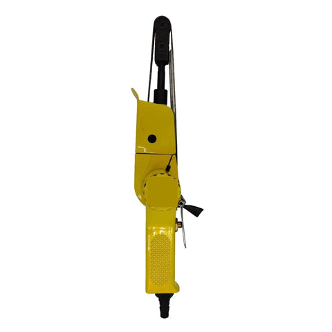 Heavy Duty Pneumatic Air Sander Fits 10 By 330 Mm Sanding Belts For Precision Grinding Polishing And Deburring side view highlighting ergonomic design