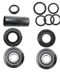 19mm American BMX Bottom Bracket Kit With Cups, Washers And Spacer Tube, Sealed Bearings, Fits American And European BB Standards, Black Finish