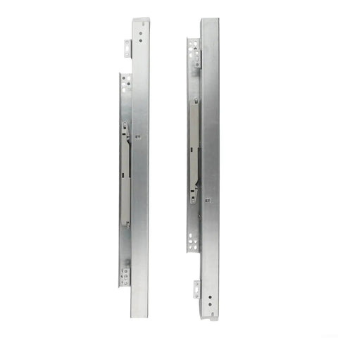 Under Mount Drawer Slides With Soft Close Full Extension Floor Mount Rails 500mm Steel Heavy Duty Cabinet Drawers