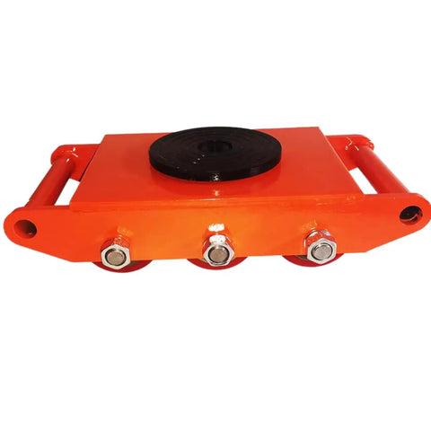 Heavy Duty Electric Load Moving Platform With Remote Control Equipment Transport Dolly glides easily with soft touch rollers.