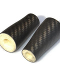 2Pcs 53mm 3K Woven Carbon Taper Grip Handle With PU Inside For Rod Building Component And DIY Rod Repair ID12mm Lightweight Yet Strong