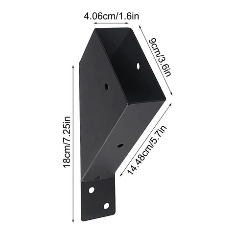 Inside Mount 45 Degree Bracket Kit For Pergolas Gazebos Decks Sheds And More Beefy Heavy Duty Corner Connectors Built To Last Guarded With Weather Resistant Steel 4 Pack