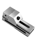 Heavy Duty Manual Machine Vise Brings No Nonsense Grip To Lathes And CNC with swappable jaws and robust steel build.