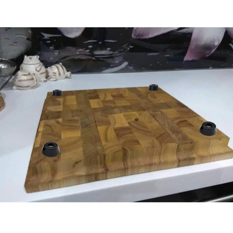 Cutting board with 120 piece soft rubber feet and 304 stainless steel screws non slip anti skid floor safe furniture pads