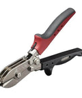 C4R 5 Blade Crimper For Sheet Metal Downspouts With Ergonomic Redline Handles For Quick Ends Downsizing And A Tight Factory Like Crimp