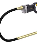 Beast Mode Heavy Duty 1500W Concrete Vibrator With 6.6Ft Shaft Portable Pencil Cement Vibrator, shown with aluminum body and handle.
