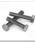 Straight Up Badass TA2 Pure Titanium Hex Bolts M12 X 45mm Heavy Duty Fasteners For Custom Builds Rides Slick Silver Finish 5 Pc Set stacked bolts