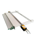 Heavy Duty 125 Cm Acrylic Bender Machine With No Sweat Water Cooling and Crisp Temp Controls For Pvc Vinyl Sheets Pro Shop, angled view.