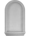 Kent Wall Niche 17 7/8 In W X 30 3/8 In H X 8 In D durable urethane decorative display niche, plain front view.