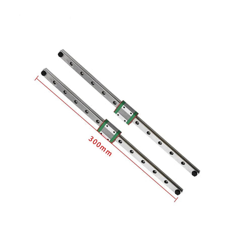 Dual MGN12H 300mm Y Axis Linear Rail Upgrade Kit with Mount Brackets for 3D Printers Side by Side Rails Ender-3 Compatible