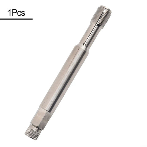 14mm Spark Plug Thread Repair Kit For Damaged Holes, Metal Thread Insert Tool, side angle showing metallic finish