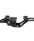 Carbon Fiber Chassis Frame Kit With Brass Skid Plate For 1 By 18 RC Crawler Redcat Ascent 18, side view
