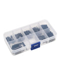 180 Piece M2 Nylon Standoff Kit Male To Female Spacers 6 To 20mm Dark Nylon Standoff Spacer Set All In One Ready To Use For DIY Electronics And Robotics in organizer case