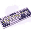 Rock Solid 96 Keys Mechanical Gaming Keyboard With Clicky Blue Switches And Bright White Led Backlight, compact layout.