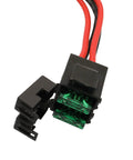 6 Pin 12AWG 30A DC Power Cord For Ham Radios Short Wave Power Supply Cable 1m Long Fuse Protected with open fuse holder