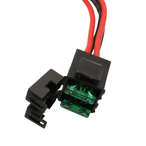 6 Pin 12AWG 30A DC Power Cord For Ham Radios Short Wave Power Supply Cable 1m Long Fuse Protected with open fuse holder