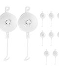 Adjustable Plant Support Hanger Kit No Fuss 10 Pack For Garden And Balcony Climbing Plants Easy Ties With Hooks and Pulleys