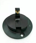 Tough Ball Turning Attachment For Lathe Machine 50 Mm Metalworking Tool, black with golden triangular tip for sharp cuts.