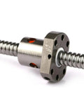 Heavy Duty SFU1204 Ball Screw With 1204 Single Ball Nut, Cold Roller Linear Actuator, smooth low backlash motion, close-up view
