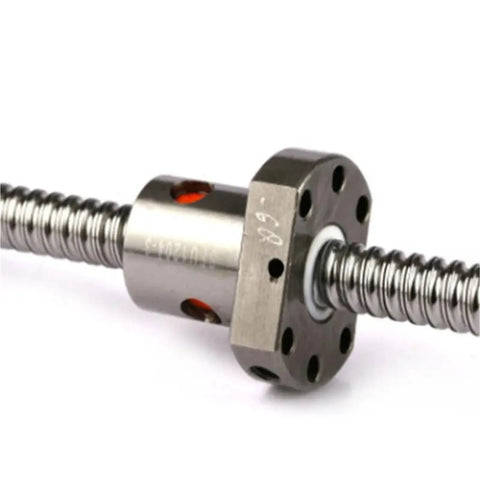 Heavy Duty SFU1204 Ball Screw With 1204 Single Ball Nut, Cold Roller Linear Actuator, smooth low backlash motion, close-up view