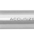 Side view of Accusize HSS corner rounding end mill, 1/2 in shank, 5/8 in cutter diameter, 3 in overall length.