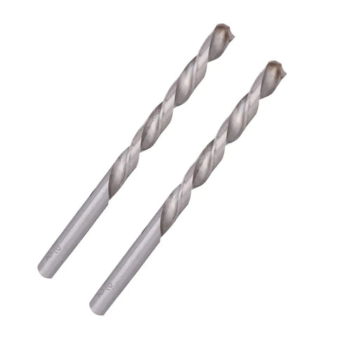 Two metal drill bits for RC Plane Propeller Drill Jig For Precise Propeller Alignment And Easy Install On DLE EME DA DLA Evo 3W MVVS JC Series Engines Beefy Plated Drill Guide For Smooth Alignment And Fast Setup