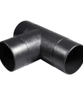 4 Inch T Fitting For Dust Collection Hose Dual Port Connector For Dust Collector System Made From Black ABS Plastic Non Threaded Easy Install For Two Hoses Or Machines 1 Pack